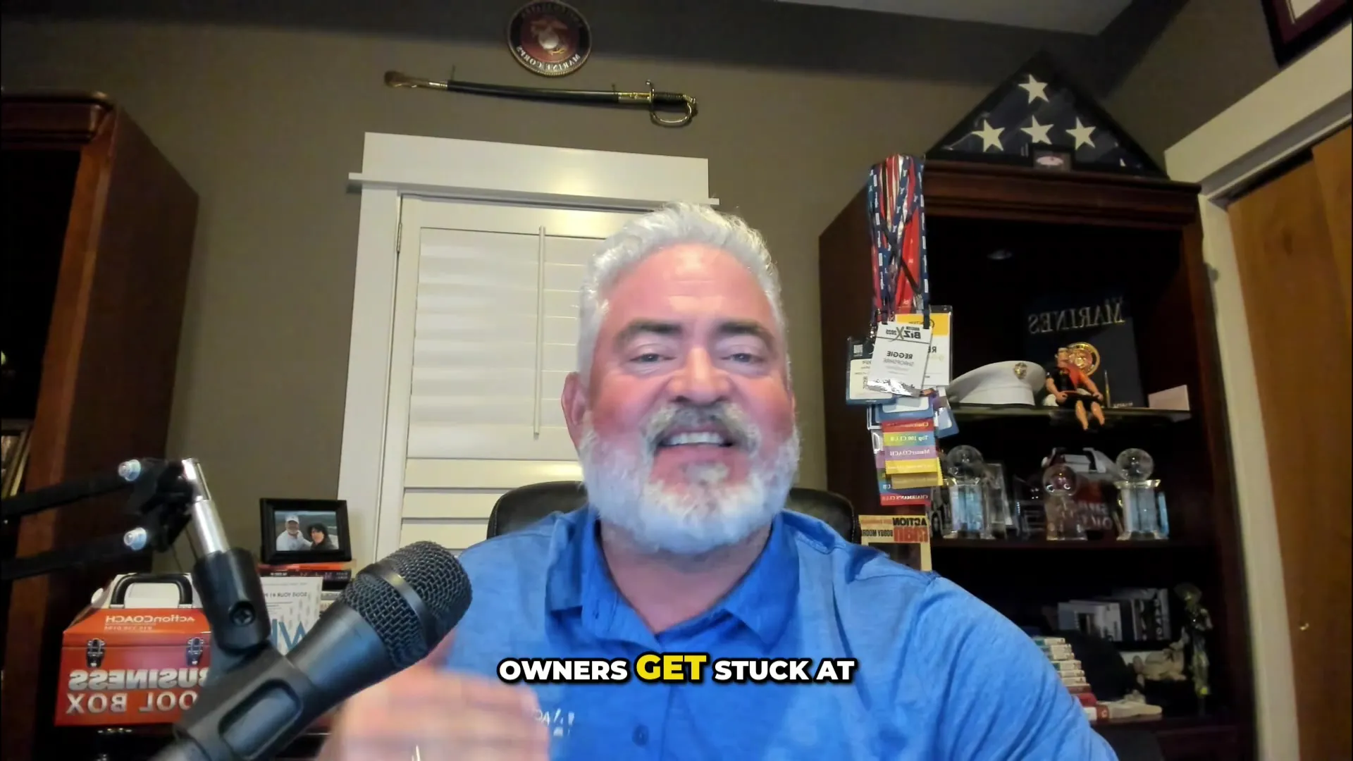Business meeting around a table